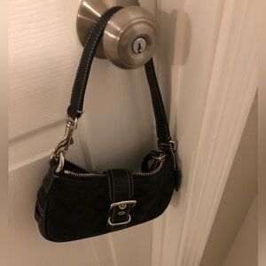 Vintage Black Coach Purse